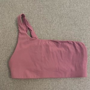 Lululemon ribbed nulu asymmetrical bra